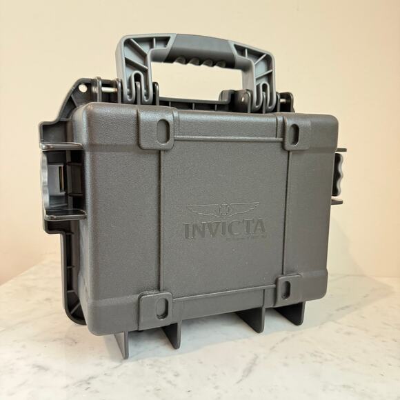 Invicta 3-Slot Watch Collector Case – Hard Shell Storage Box (11.5”) - Picture 5 of 5